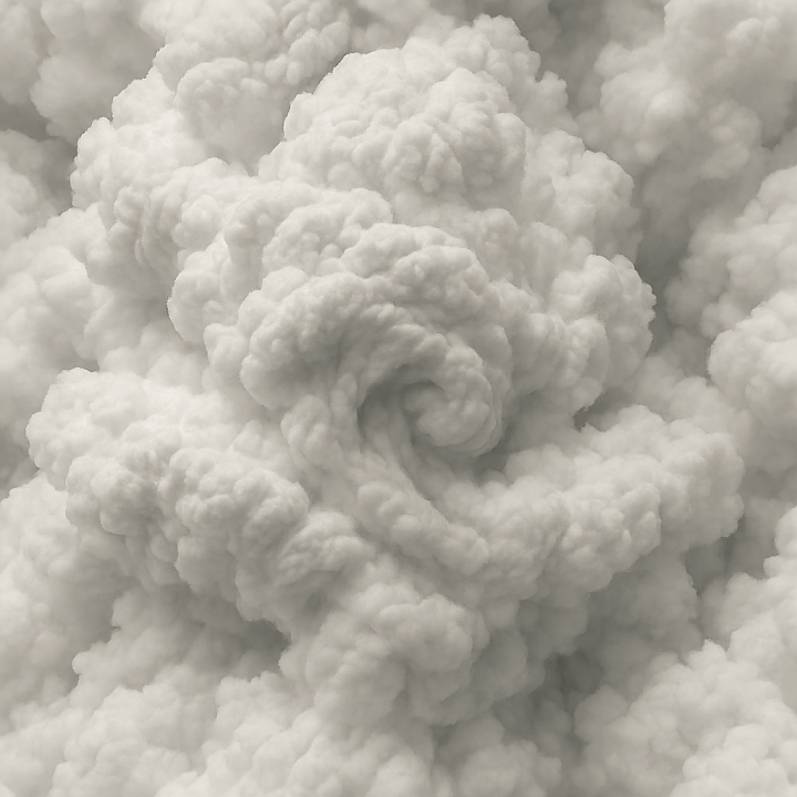 Voluminous Cumulonimbus Storm Cloud Surface seamless PBR texture preview