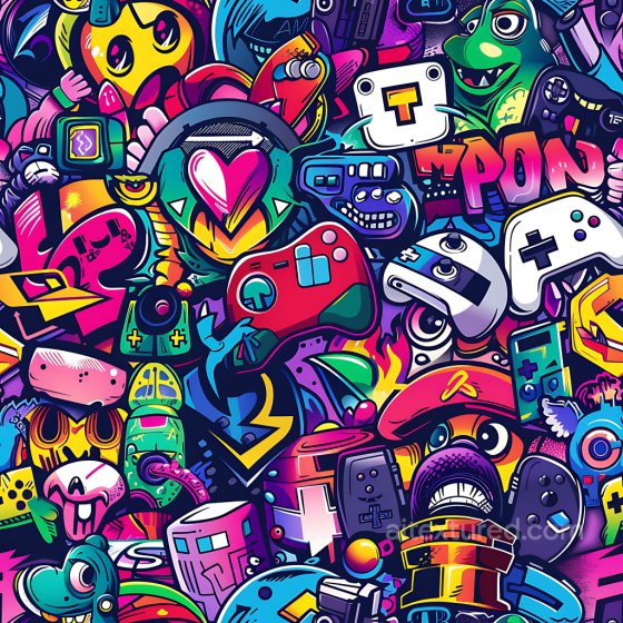 Featuring Vibrant Colorful Graffiti Street Art Graffiti texture preview