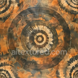 seamless Seamless 3D Abstract Rusty Circular Camouflage PBR Texture with Organic Oxidized Pattern texture 8k free download PBR