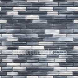 seamless Seamless 3D Cracked Brick Wall PBR Texture Featuring Gray and White Colors texture 8k free download PBR