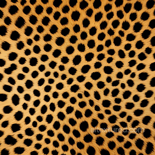 Leopard Print Fur Texture with Bold Black Spots seamless Leopard Print PBR texture