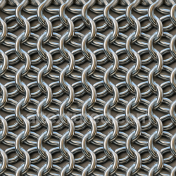 seamless Seamless 3D Texture 8K PBR Chainmail With Wire Gauge Rings And Polished Metal Luster texture 8k free download PBR