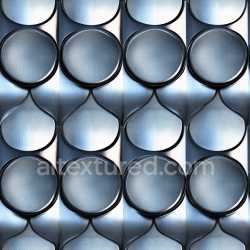 seamless Seamless 3D Steel Metal PBR Texture Featuring Patterned Embossed Circular Plates texture 8k free download PBR