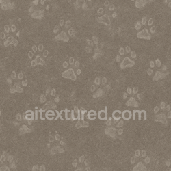 seamless Seamless 3d texture pbr 8k paw prints on dusty surface with footprint smudge details texture 8k free download PBR
