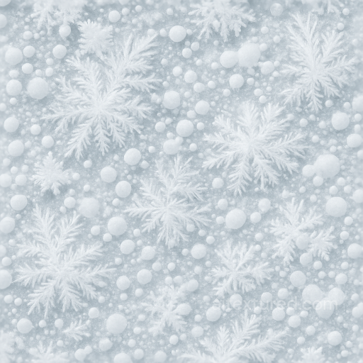 Frozen Spray With Icy Rime And Frozen Droplets Surface seamless Ice PBR texture