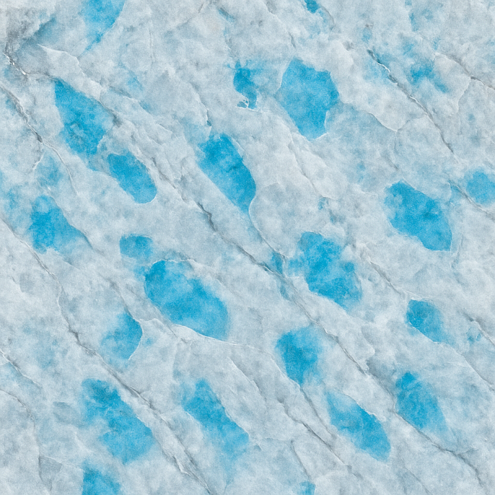 Glacier Ice Blue Inclusions seamless PBR texture preview
