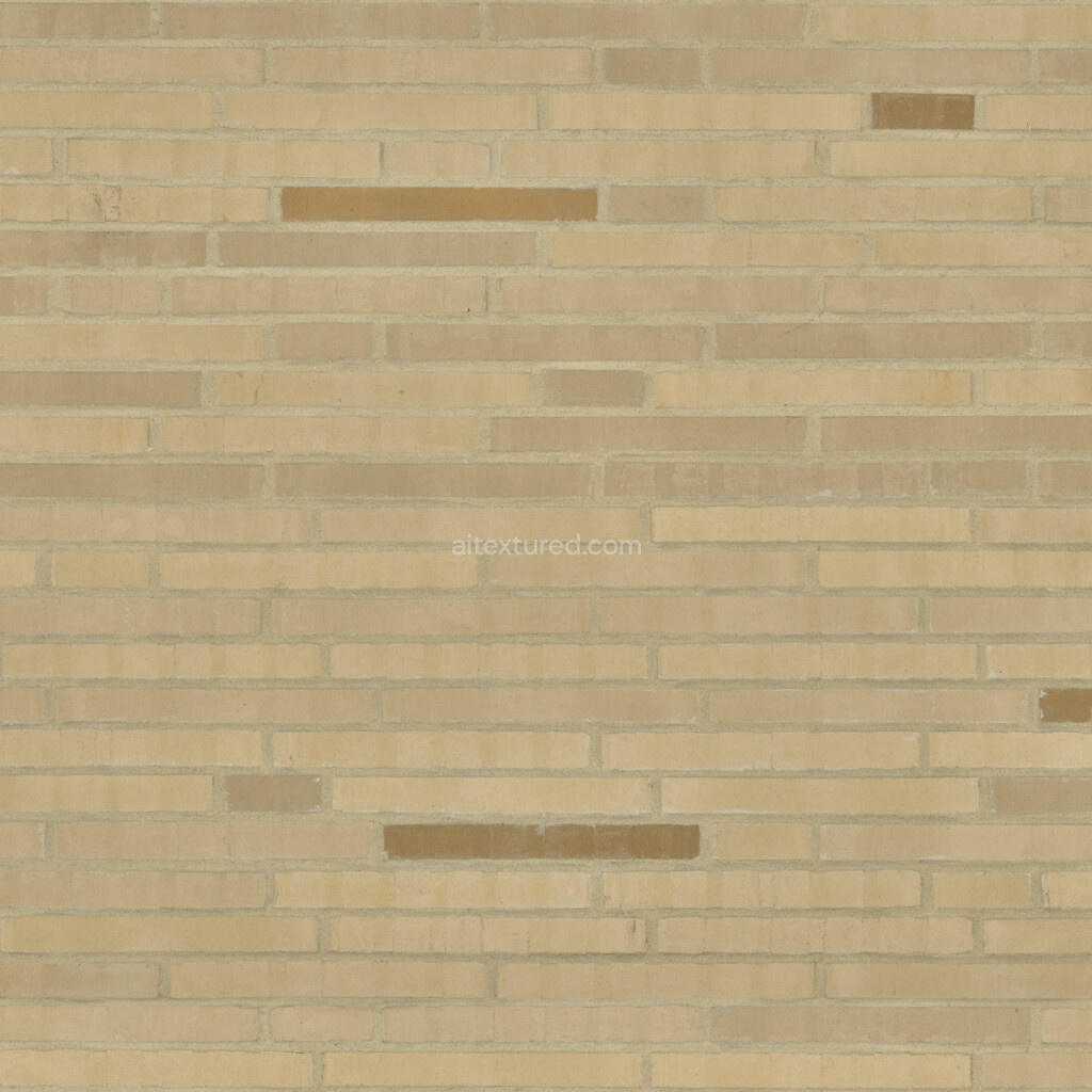 Seamless PBR brick texture suitable for 3D modeling
