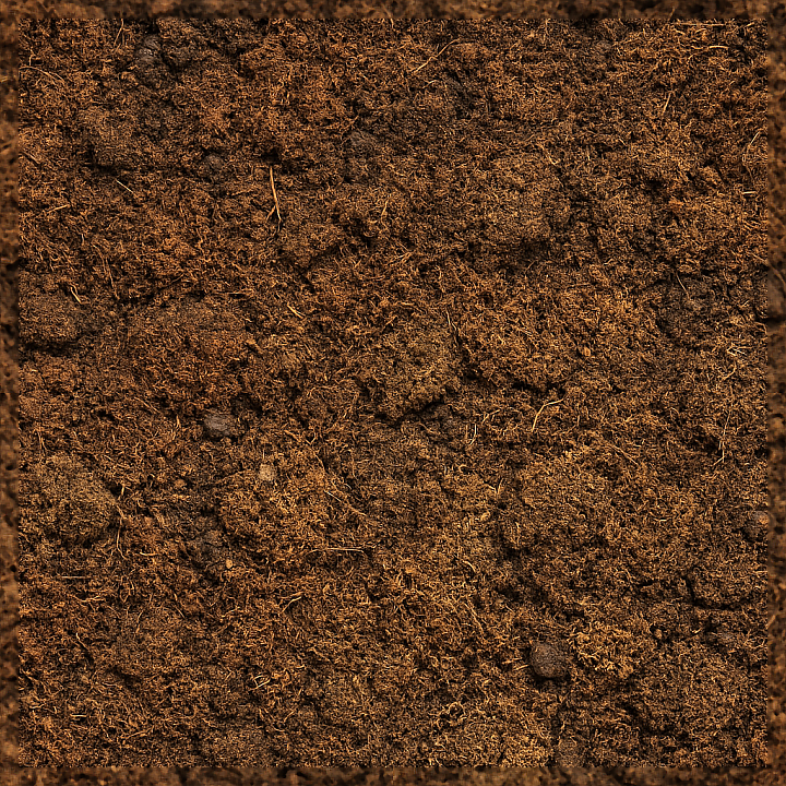 Peat Layers Ground Surface With Organic Soil And Soil Clods seamless PBR texture preview