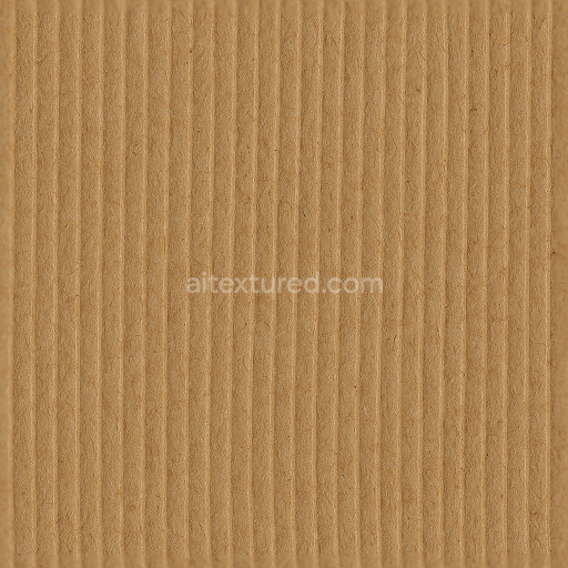 Seamless 3d texture pbr 8k featuring cardboard warp with fiber orientation and surface variation