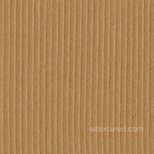 Featuring Cardboard Warp With Fiber Orientation And Surface Variation seamless Cardboard PBR texture