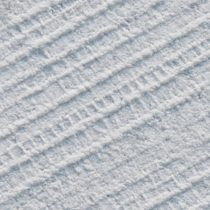 Packed Snow Compressed Tracks seamless PBR texture preview