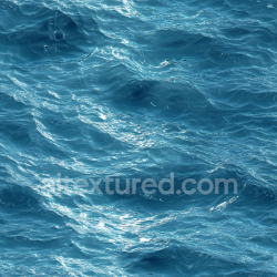seamless Seamless 3D PBR Texture of Realistic Ocean Surface with Gentle Waves and Glossy Highlights texture 8k free download PBR