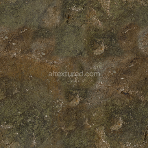 Bare Rock Uneven — Rock Uneven Discolored Rock Wall — PBR seamless 3D texture
