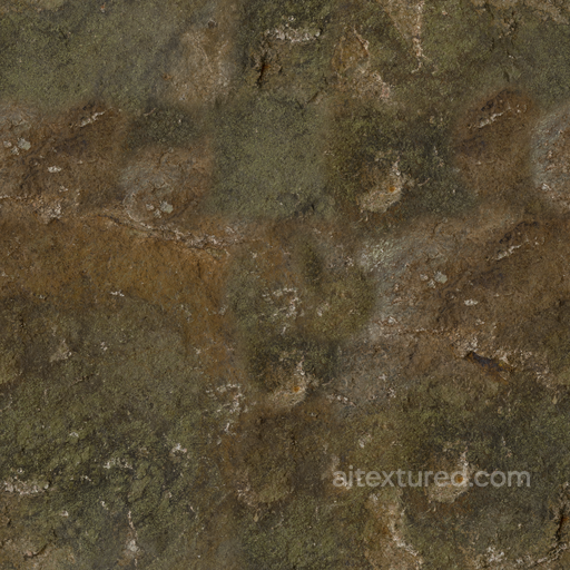 Bare Rock Uneven - Rock Uneven Discolored Rock Wall seamless Rock PBR texture