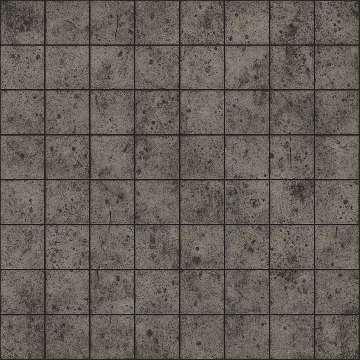 Dirty Techno Grid seamless PBR texture preview