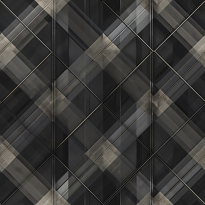 Featuring Dark Gray and Taupe Layered Plaid Pattern seamless PBR texture preview