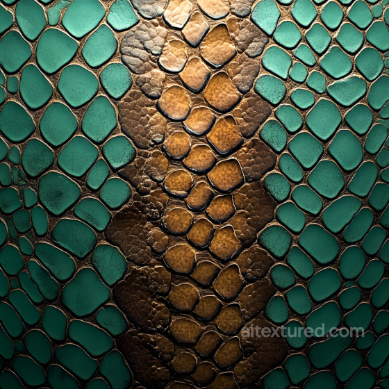 Reptilian Skin Texture with Intricate Scales and Natural Color Variation Skin texture preview