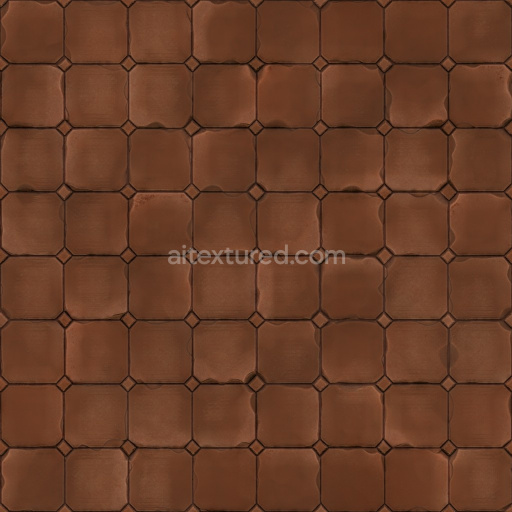 Archviz Ceramic Floor Stylized Substance Designer Terracotta — Seamless PBR Texture
