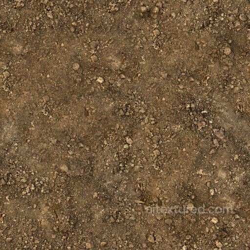 Dry Brown Mud - Brown Mud Dry Mud Dirt Stones seamless Mud PBR texture