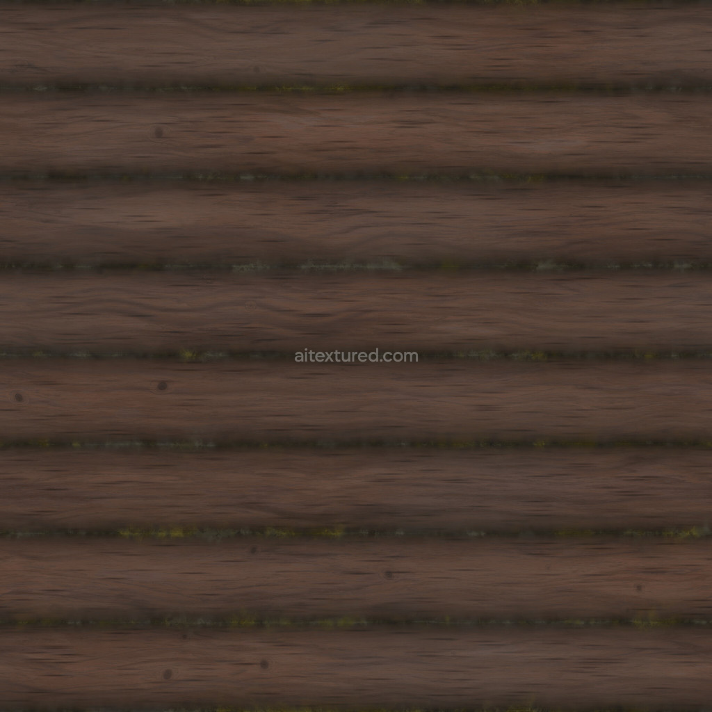 Seamless wood siding PBR texture for 3D projects