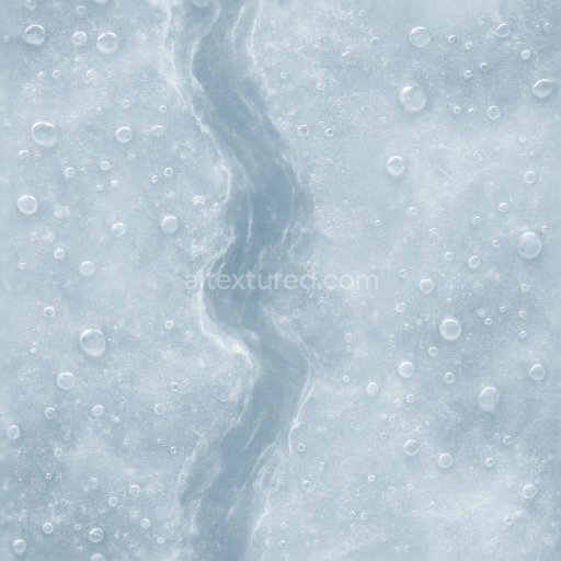 Seamless 3d texture pbr 8k capturing frozen stream with ice condensation and frozen droplets