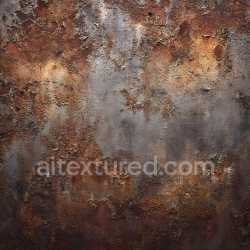 seamless Seamless 3D Rusted Metal PBR Texture Featuring Cracks, Holes & Corrosion texture 8k free download PBR