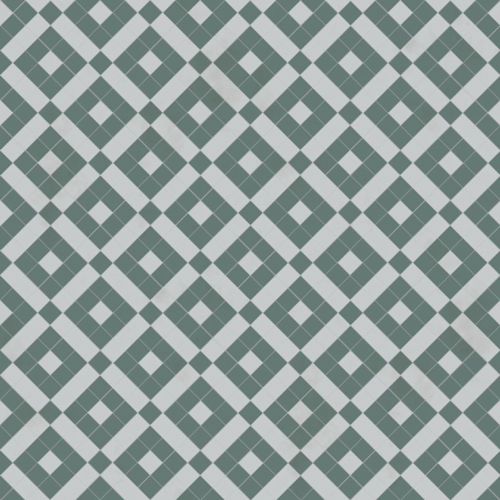 Square Geometric Floor Tile seamless PBR texture preview