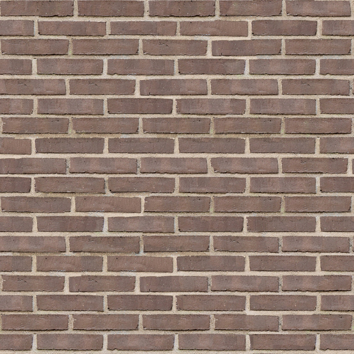 Brown Brick Wall for Realistic Modeling seamless PBR texture preview