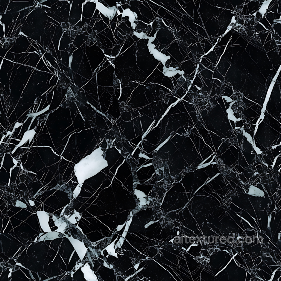 Black Marble Texture Featuring Bold White Veins Marble texture preview