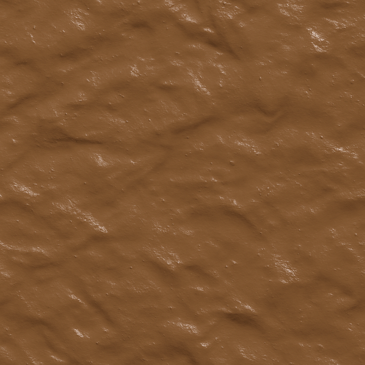Smooth Wet Soil seamless PBR texture preview