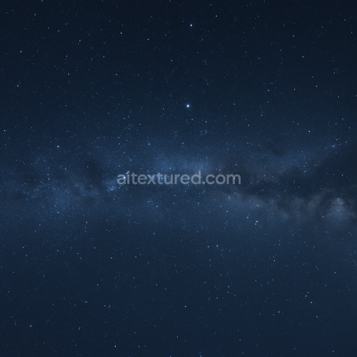 Seamless 8k PBR 3d texture of night starry sky with milky way for realistic space scenes