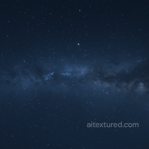Seamless 8K PBR 3D texture of night starry sky with milky way for realistic space scenes seamless Sky PBR texture