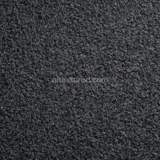 Seamless 3D felt PBR texture with dense black wool fibers and soft compact surface