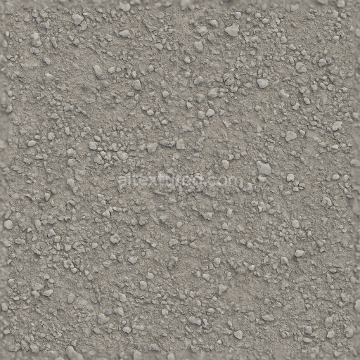 Seamless 3d texture pbr 8K of gravel ground with stone dust and compacted gravel mix