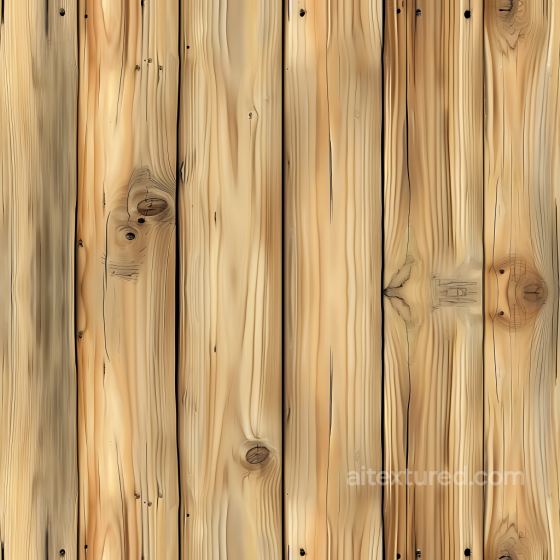 Light Pine Wood Planks Seamless Texture with Knots and Grain Detail Wood texture preview