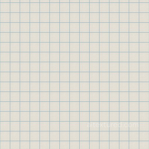 Graph Paper 5Mm Grid seamless Paper PBR texture