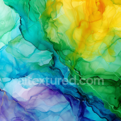 seamless Seamless 3D Alcohol Ink PBR Texture with Vibrant Multicolor Flow and Organic Veins texture 8k free download PBR
