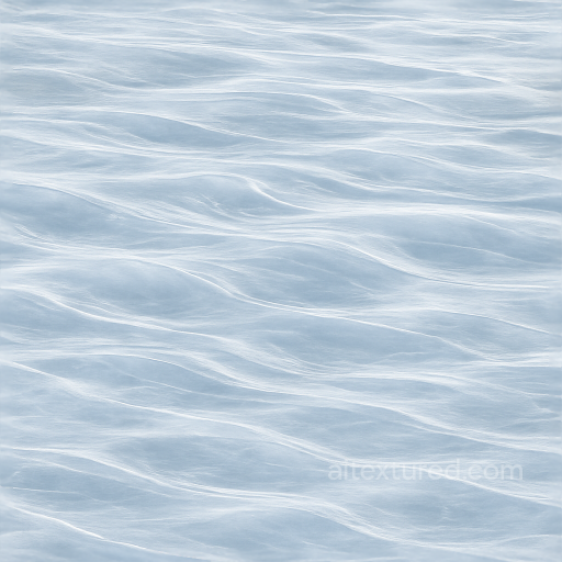 Icy Ripple On Frozen Lake Surface With Ice Waves And Icy Waves seamless Ice PBR texture
