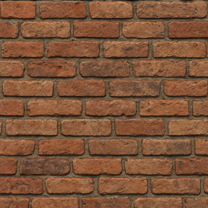 Synthetic Old Brick seamless PBR texture preview