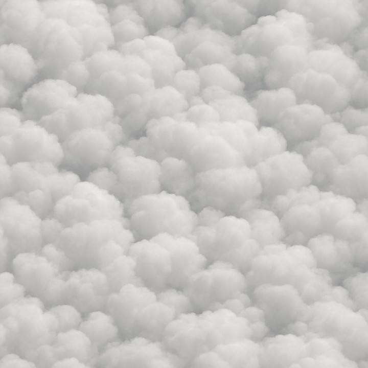 Of Puffy Stratocumulus Cloud Bank seamless PBR texture preview