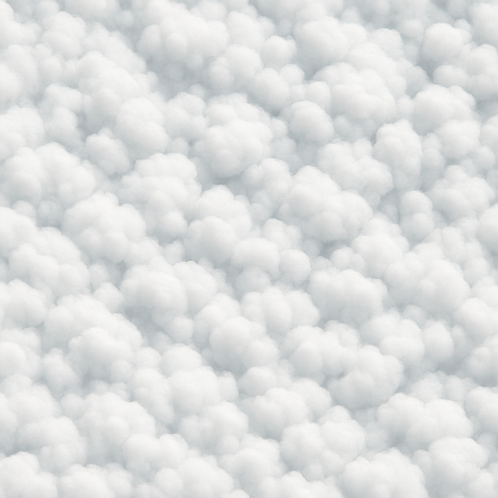 Of Soft Billowy Cirrocumulus Cloud Fluffs seamless PBR texture preview