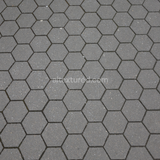Preview — Seamless Hexagonal Concrete Tile PBR Texture 4K