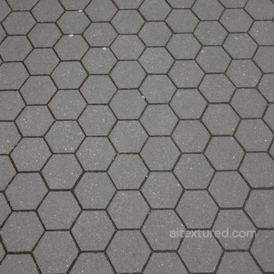 Seamless Hexagonal Concrete Tile PBR Texture 4K Concrete texture preview