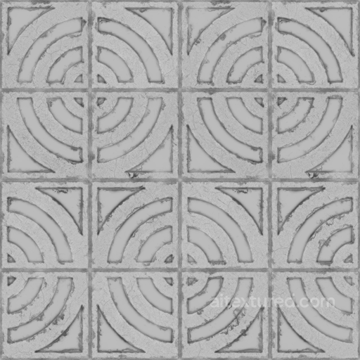 Blocks Concrete Geometric Wall - Seamless PBR Texture seamless Concrete PBR texture