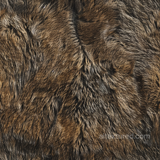 Realistic Brown Fur Leather Seamless Texture with Natural Hair Detail Leather texture preview