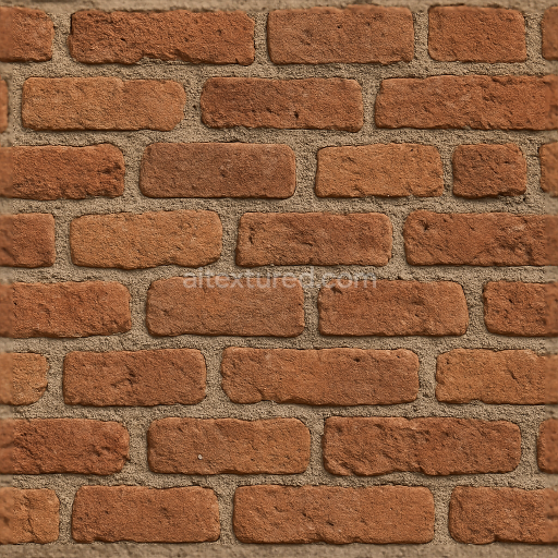 Preview — Seamless rustic brick 3d texture pbr 8k rough textured aged surface