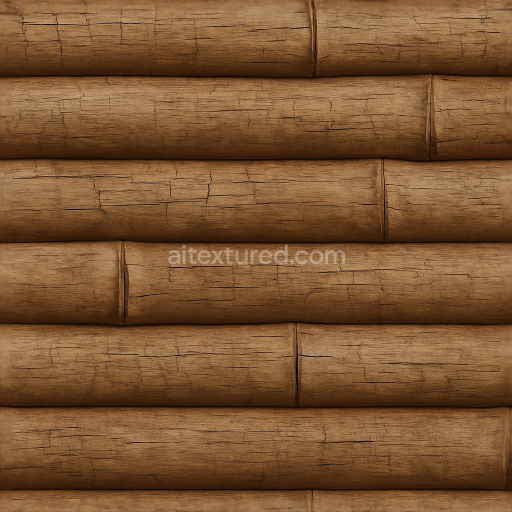 Seamless 3d texture pbr 8k dry bamboo culm with bamboo cracked brown tone and bamboo rough surface