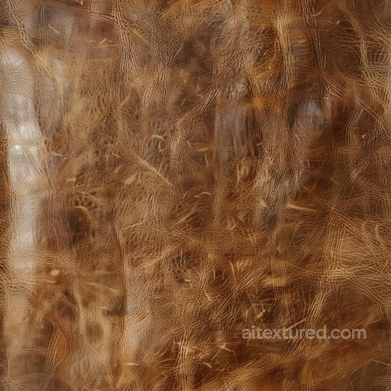Vintage Brown Distressed Leather PBR Texture with Natural Grain and Scratches Leather texture preview