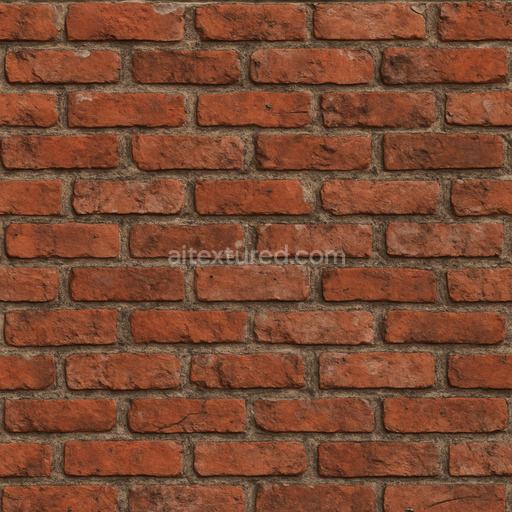 Weathered Red Brick Texture Seamless 1024X1024
