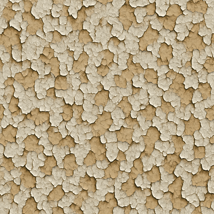 Patterned Peeling Paint seamless PBR texture preview